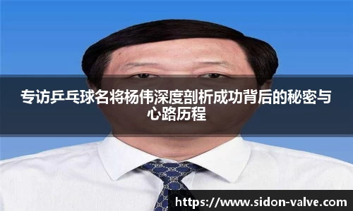 专访乒乓球名将杨伟深度剖析成功背后的秘密与心路历程